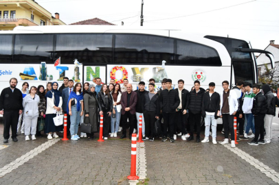 Altınovalı liseliler Bursa'yı geziyor
