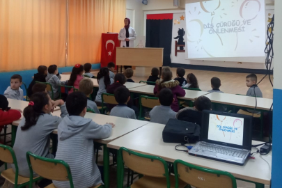 Çiftlikköy’ün köylerinde ağız ve diş sağlığı eğitimi verildi