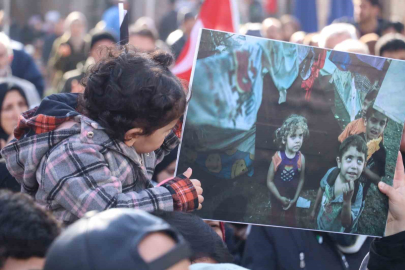 Yalova’da Sivil Toplum Kuruluşlarından Filistin’e destek yürüyüşü