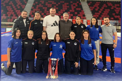 Termal Kadın Güreş Takımı Türkiye Şampiyonu oldu