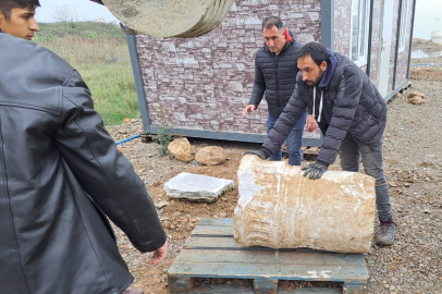 Yalova’da Roma dönemine 10 tarihi eserin nakil işlemleri yapıldı
