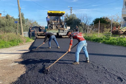 Kaytazdere’de asfaltlama seferberliği