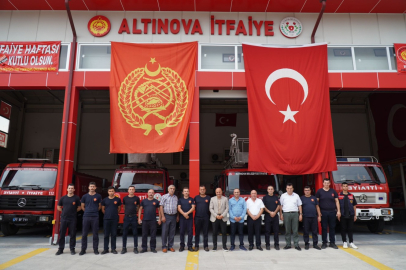 Altınova Belediyesi İtfaiye Amirliği 2023’te 3 bin 107 faaliyette yer aldı