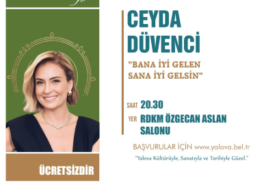 Ceyda Düvenci Yalovalılarla buluşuyor