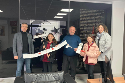 Yalova Esenköy Adnan Kaptan İlk- Orta Okul Müdürü Eyyüp Mutlu ve Kurs Öğretmeni Melisa Ergin’den Temel’e Teşekkür Ziyareti