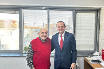 CHP Yalova Çiftlikköy Belediye Başkan Adayı Yele, Alaattin Fitoz’u ziyaret etti