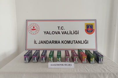 Yalova’da Jandarmadan kaçak elektronik sigara operasyonu
