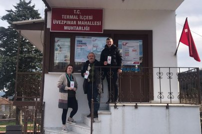 Yalova Termal’de Verem Eğitimi ve Farkındalık Haftasına dikkat çekildi