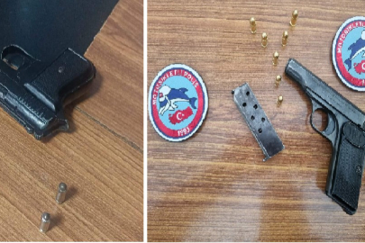 Yalova’da 4 adet ruhsatsız silah ele geçirildi