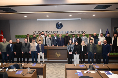 Yalova Ticaret ve Sanayi Odası Genç Girişimciler, Başkan Tutuk ile buluştu