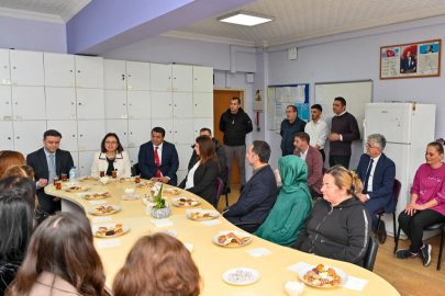 Vali Kaya ve Halil İbrahim Akmeşe, okulları ziyaret etti