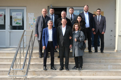 CHP Çiftlikköy Başkan Adayı Yele eğitim kurumlarını ziyaret etmeye devam ediyor