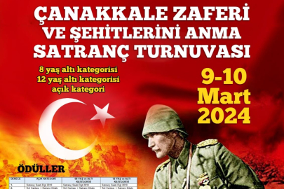 18 Mart için satranç turnuvası düzenleniyor