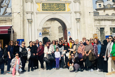 Termal'in cami gezilerine yoğun katılım