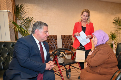 Mehmet Gürel, tebrikleri kabul etti