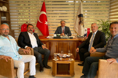 Başkan Acar, Başkan Arslan’ı makamında kabul etti