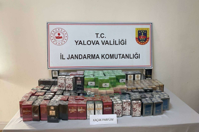 Yalova'da jandarma kaçak parfüme izin vermedi