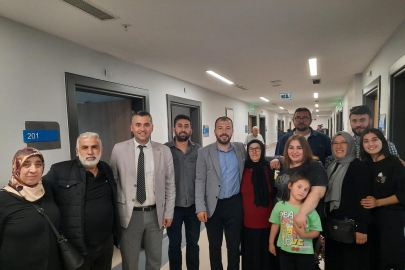 Başkan Tavşan en mutlu günlerinde ailelerin yanında