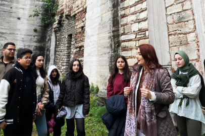 Yalovalı öğrenciler Yedikule Hisarı'nı gezdi