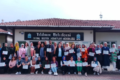 Yalova’daki kadın kooperatiflerinin üyeleri Bursa’da eğitim aldı