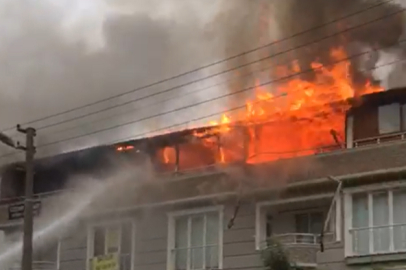 Esenköy'de 4 daire küle döndü