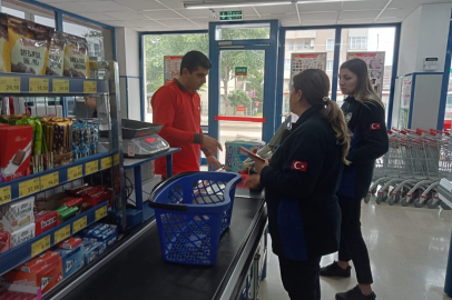 Çiftlikköy'de marketlere kapsamlı denetim