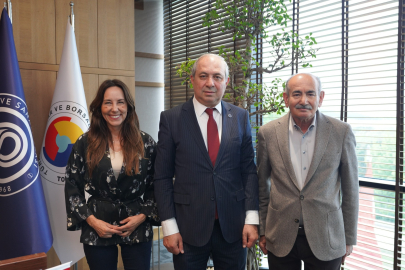 YTSO'da söyleşi öncesi görüşme gerçekleştirildi