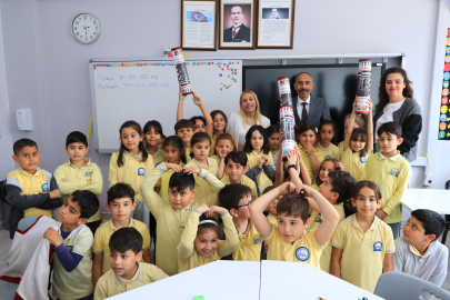 Çiftlikköylü öğrencilere Geri Dönüşüm Günü hediyesi