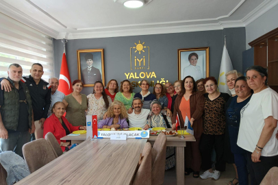 Yalovalı İYİ Partlili kadınlardan ‘yaza merhaba’ kahvaltısı