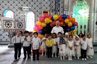 4-6 Yaş Kur'an Kursu öğrencileri için mezuniyet töreni yapıldı