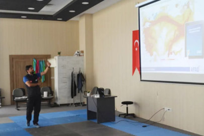 Kaytazdere'de afet farkındalık eğitimi gerçekleşti