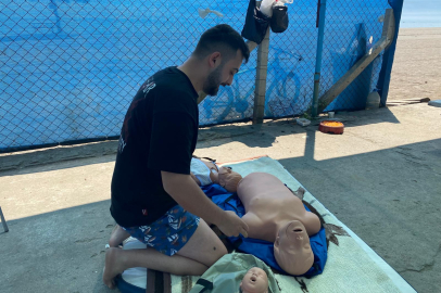 Hersek Plajında görev alacak cankurtaranlar eğitimlerini tamamladı