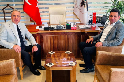 Başkan Acar Arslan’ı makamında konuk etti