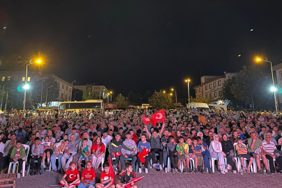 Subaşı’nda Milli Maç coşkusu yaşandı