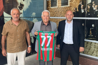 Yalovaspor Yönetimi Milletvekili Becan’ı Melis’te ziyaret etti