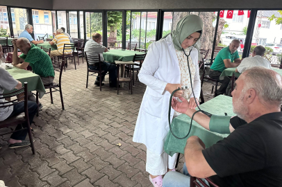Çiftlikköy’de Kan Şekeri Ölçümü ve Tansiyon Ölçümü yapıldı