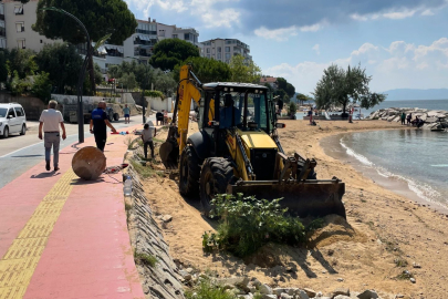 Armutlu’da sahil temizliği ve bakım çalışmaları gerçekleştirildi