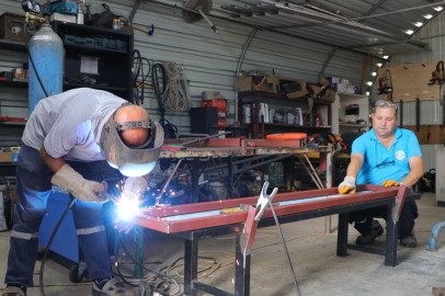 Çiftlikköy’de geri dönüşümden kent mobilyaları üretiliyor! Çiftlikköy'de güzel şeyler oluyor