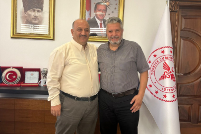 Aydın, Müdür Karakuş’a veda ziyaretinde bulundu