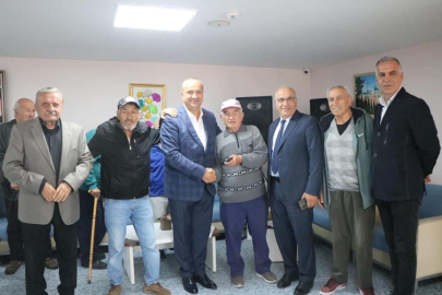 Başkan Kurt Çınarcık Huzurevini ziyaret etti