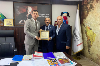 Osman Kendir Göç İdaresi Yalova İl Müdürü Salih Coşkun ile bir araya geldi