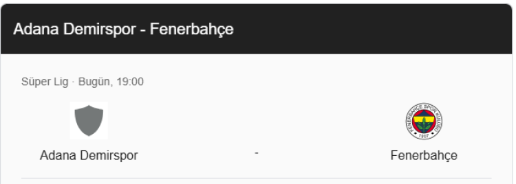 Fenerbahçe Adana Demirspor maçı hangi kanalda