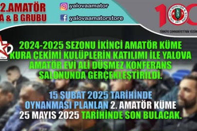 Yalova 2. Amatör Küme'de yeni sezon başlıyor!
