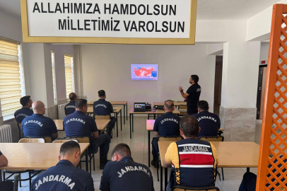 Çiftlikköy İlçe Jandarma Komutanlığı’na Afet Farkındalık Eğitimi