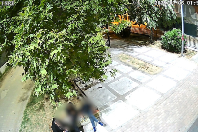 Çocuk parkında kameraları kıran vandallar güvenlik kamerasına yakalandı