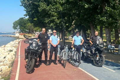 Yalova’da Bisikletli Polis Timleri görev başında