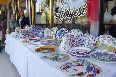 "Yalova Hayali" Çini Sergisi sanatseverlerle buluştu