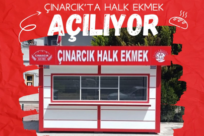 Çınarcık’ta Halk Ekmek Dönemi Başlıyor!