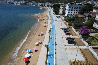 Armutlu'da bisiklet ve yürüyüş yolu hizmete açıldı