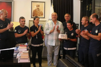 Başkan Kurt’a doğum günü sürprizi